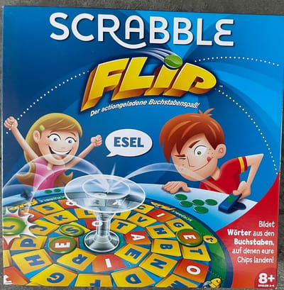 Woordspel - Letterspel - Familie spel - Draaibaar bord - 27 cm - Multicolor
