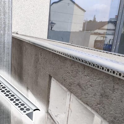 Druppelrand - Regenafvoer - Muren Beschermen - Verstelbare Lengte - Tot 9 meter - Zilver