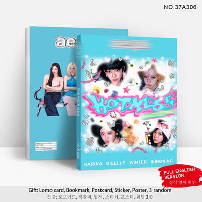 KPOP AESPA HOT MESS Photo Album Photobook blue version [Fotoboek]