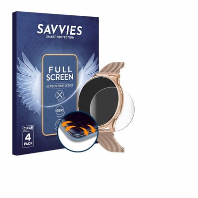 Savvies - Screenprotector voor Miecgth I180 1.27" - Folie Beschermfolie transparant volledig dekking 4 Stuks