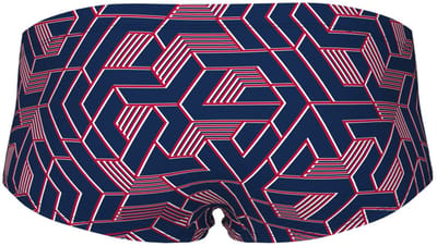Arena Zwemslip Escape Low Waist Team Rood-Wit-Blauw