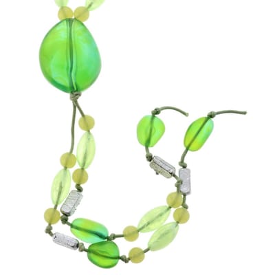 Behave - Lange ketting dames - Grote kraal hanger - Creatieve stijl