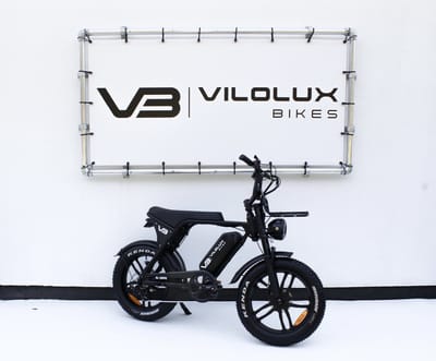 Vilolux Fatbike electrisch - Fatbike C80 - ZWART- Voorrek - Legaal - Rijklaar geleverd - Niet opvoerbare fatbike - 2 Jaar garantie - Hydraulische remmen - Alarm - Telefoontasje - Full Color LCD Display