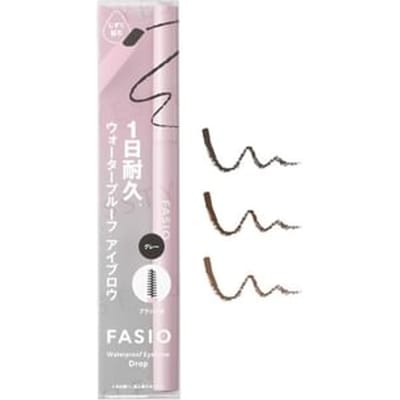 Kose - Fasio Waterproof Drop-Shaped Core Eyebrow Pencil 01 Gray