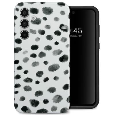 Selencia Hoesje - Geschikt voor Samsung Galaxy A55 (5G) - Backcover - Trendy Leopard