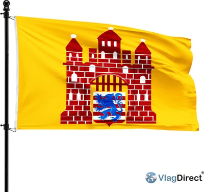 Oudenburgse vlag - Gemeente Oudenburg vlag - 90 x 150 cm.