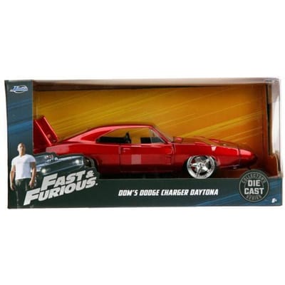 Fast & Furious and Furious 1:24 1969 Dodge Charger Daytona Auto's op schaal