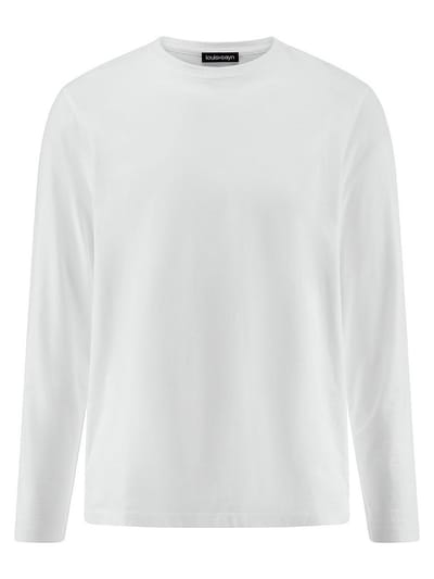 Longsleeve ronde hals Van Louis Sayn wit