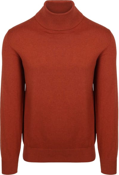 Steppin' Out Coltrui Cotton Cashmere Brique - Maat L - Heren - Pullovers