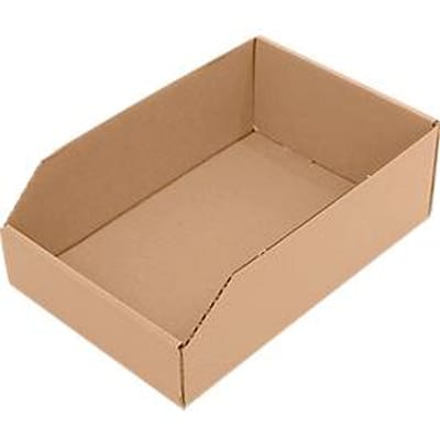 Opbergdoos met open voorkant, L 300 x B 200 x H 100 mm, 5,5 liter, 50 stuks