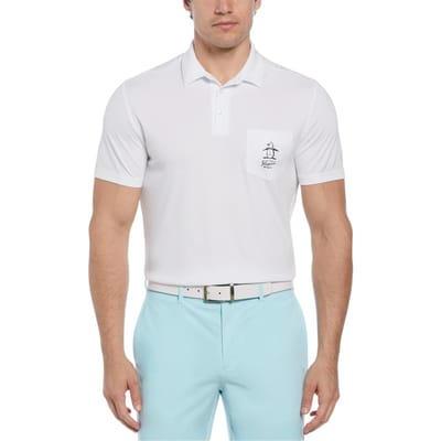 Original Penguin Heren Golf Poloshirt (Helder wit)
