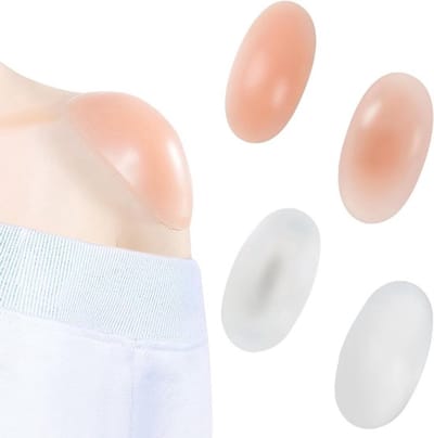 2 Paar Siliconen Schouderpads voor Dames en Heren - Zelfklevende, Onzichtbare Schouderkussens voor Blazers en T-Shirts, Comfort en Ondersteuning