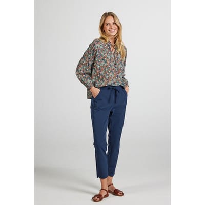 DIDI Dames Blouse Estelle Blue Canvas print maat 36