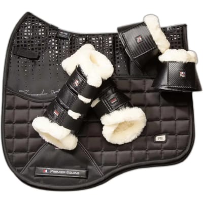 Handschoenovertrek voor paarden Premier Equine Carbon Tech Techno Wool Over Reach