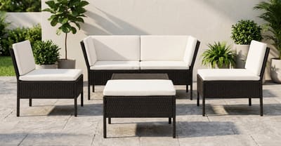 Luxe Modulaire Hoekbank – Wit – Industrohome