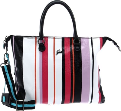 Gabs Leren Schoudertas G3 Plus Holiday Bag Toni Caldi + Nero + Fresia Veelkleurig