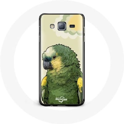 Hoesje voor Samsung Galaxy J3 Amazon Papegaaien Groen