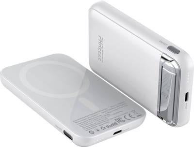 Phreeze Magnetische Powerbank 5000 mAh - Geschikt voor MagSafe - Powerbank Snellader - LED - Draadloos Opladen