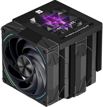 CPU Luchtkoeler - Processor Koeler - Computer Koelen - Met LCD Display - 160 mm Hoogte - Zwart