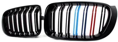 Grille - Voor BMW E92 E93 325i 335i LCI 2010-2014 - Auto accessoires - Niergrille - M kleur - Gloss Zwart