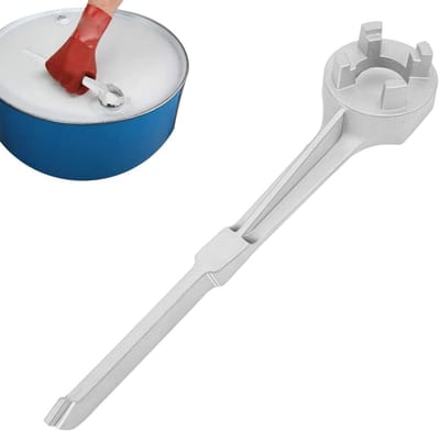 Dailygoods- Vat Sleutel Universeel - Aluminium - Geschikt voor 10-55 Gallon Vaten - Duurzaam - Oliebestendig - Eenvoudig te Bedienen - Spondsleutel