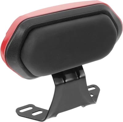Motorfiets Rugleuning - Passagier Rugsteun - Comfortabel Reizen - Universele Pasvorm - 23.5 x 20.5 x 6.5 cm - Rood