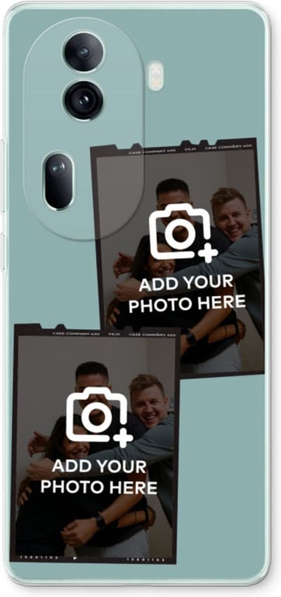 Gepersonaliseerd - Case Company® - Hoesje geschikt voor Oppo Reno 11 Pro hoesje - Polaroid Zwart - Soft Cover Telefoonhoesje - Bescherming aan alle Kanten en Schermrand