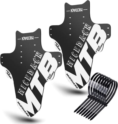 Mountainbike spatbord voor 20-29 inch fietsen, voor- en achterspatbord, waterdichte bescherming en modderafvoer