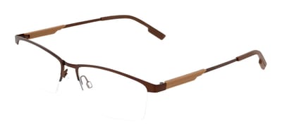 Flexon FLEXON E1165 Satin dark brown 58/17/150 MAN Brilmonturen