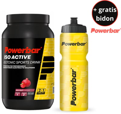 Powerbar sportdrank | IsoActive | GRATIS Powerbar bidon | Red Fruit | 1320 gram - 20 liter