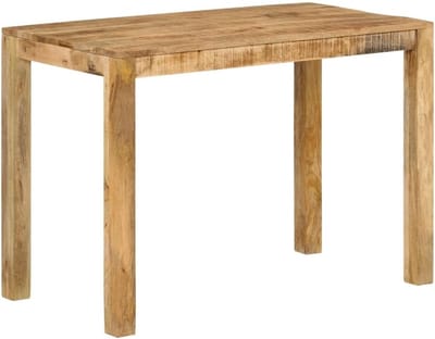 Eetkamertafel - Keukentafel - Eten en werken - Massief mangohout - 110x55x76 cm - Natuurlijk