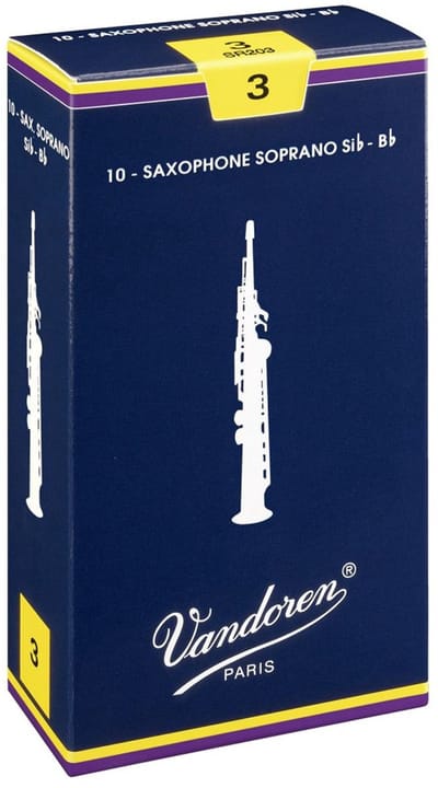 Vandoren Classic Sopransaxofoon 3,5 10er pakket - Riet voor sopraan saxofoon