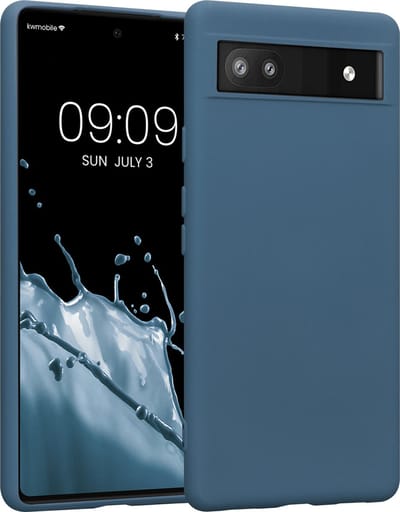kwmobile telefoonhoesje geschikt voor Google Pixel 6a - Hoesje voor smartphone - Back cover in mat petrol