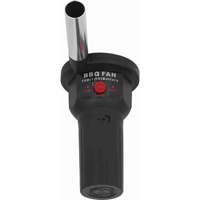 Ventilateur Souffleur d'Air BBQ Léger Portable 5V avec Câble USB pour la Cuisine en Plein Air blanc