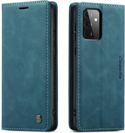 CaseMe Book Case - Geschikt voor Samsung Galaxy A72 Hoesje - Groen
