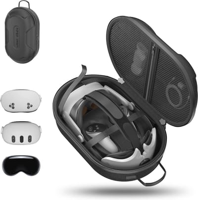 Grote Draagtas voor Meta Quest 3/3S/2 - Beschermende Reistas voor VR Accessoires