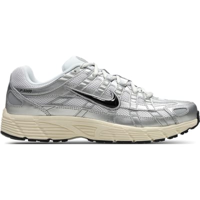 Nike P 6000 Wit Metallic Zilver Plat Zilver Zwart Sneakers CD6404-105 46