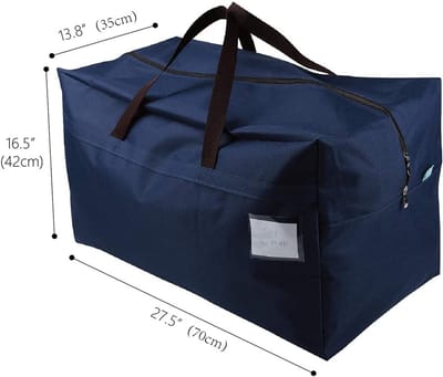 Famanu – Waterdichte opbergtas voor cadeaupapier 90x30x12 cm – Scheurvaste 600D Oxford-stof met extra vakken – Beige