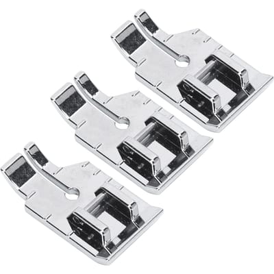3 Pièces Pied Presseur à Raccordement Facile à Utiliser Installer Économiser du Temps Outils de Couture pour Remplacer les Vieux Accessoires de Machine à Coudre white