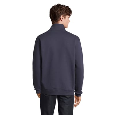 SOLS Uniseks Conrad Sweatshirt met Quarter Zip voor volwassenen (Franse marine)