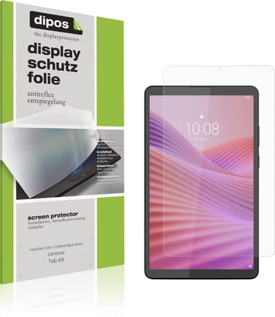 dipos – 2x Matte Beschermfolie geschikt voor Lenovo Tab K9 | Krasbestendige & antireflecterende Screenprotector Ultra-Thin