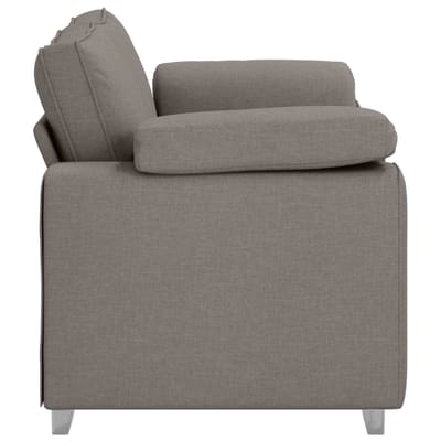 vidaXL - Loveseat - Taupe - 160 - cm - Stof