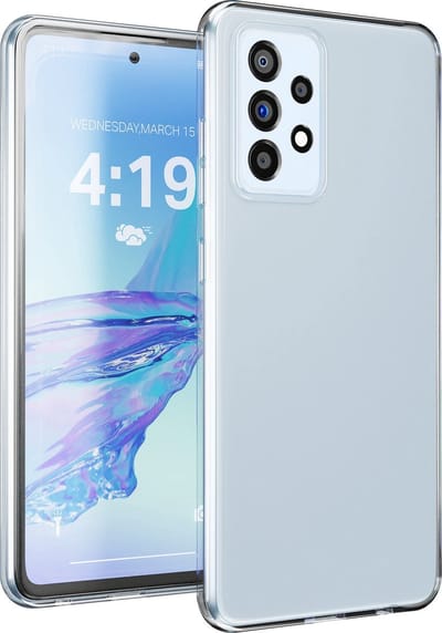 Hoesje geschikt voor Samsung galaxy A53 hoes transparant shock proof protector case met camera bescherming