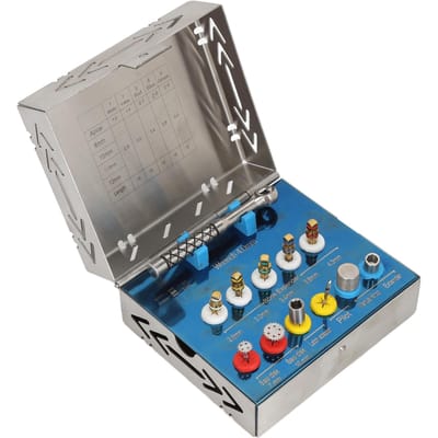 Implantaat Bot Expander Kit Kleurrijk Professioneel Prothetische Schroevendraaiers Reparatiegereedschap met Opberg gray