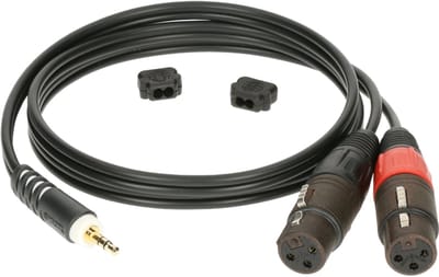 Klotz Anschlußkabel, 2x XLR-f/3,5sym 2 m, AY8-0200, Minijack - Insert kabel