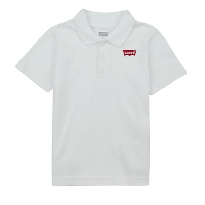 Levi´s ® Kids Back Neck Tape Korte Mouw Poloshirt Wit 5 Years Jongen