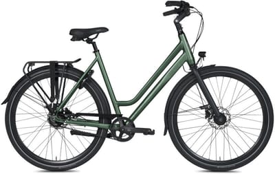 BSP Voyager Belt - Dames Stadsfiets - Riemaandrijving - 8 versnellingen - 52 cm - Emerald Green