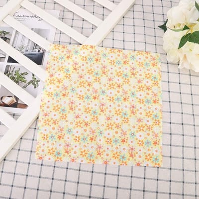 Dailygoods- Patchwork Stof 7 Stuks - Katoen - Multifunctioneel - Naaien - DIY - 25 x 25 cm - Elegant Kleur- en Bloemenpatroon
