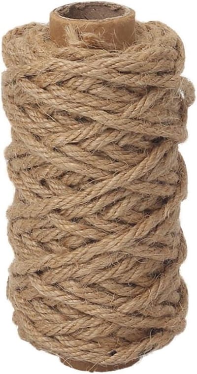 Jute Touw - Natuurlijk Garen - Tuinieren Decoreren - Sterke Kwaliteit - 4mm Dik - Bruin