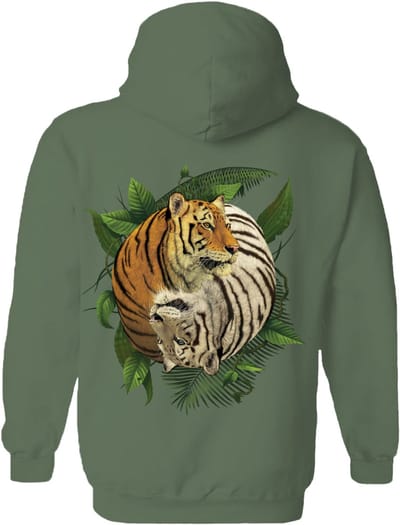 Tijger Tiger Yin Yang The Coloured House Hoodie S